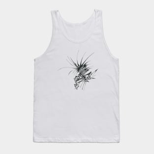 Dance Unique Black White Abstract Art Tank Top